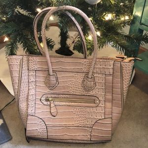 Faux snakeskin purse